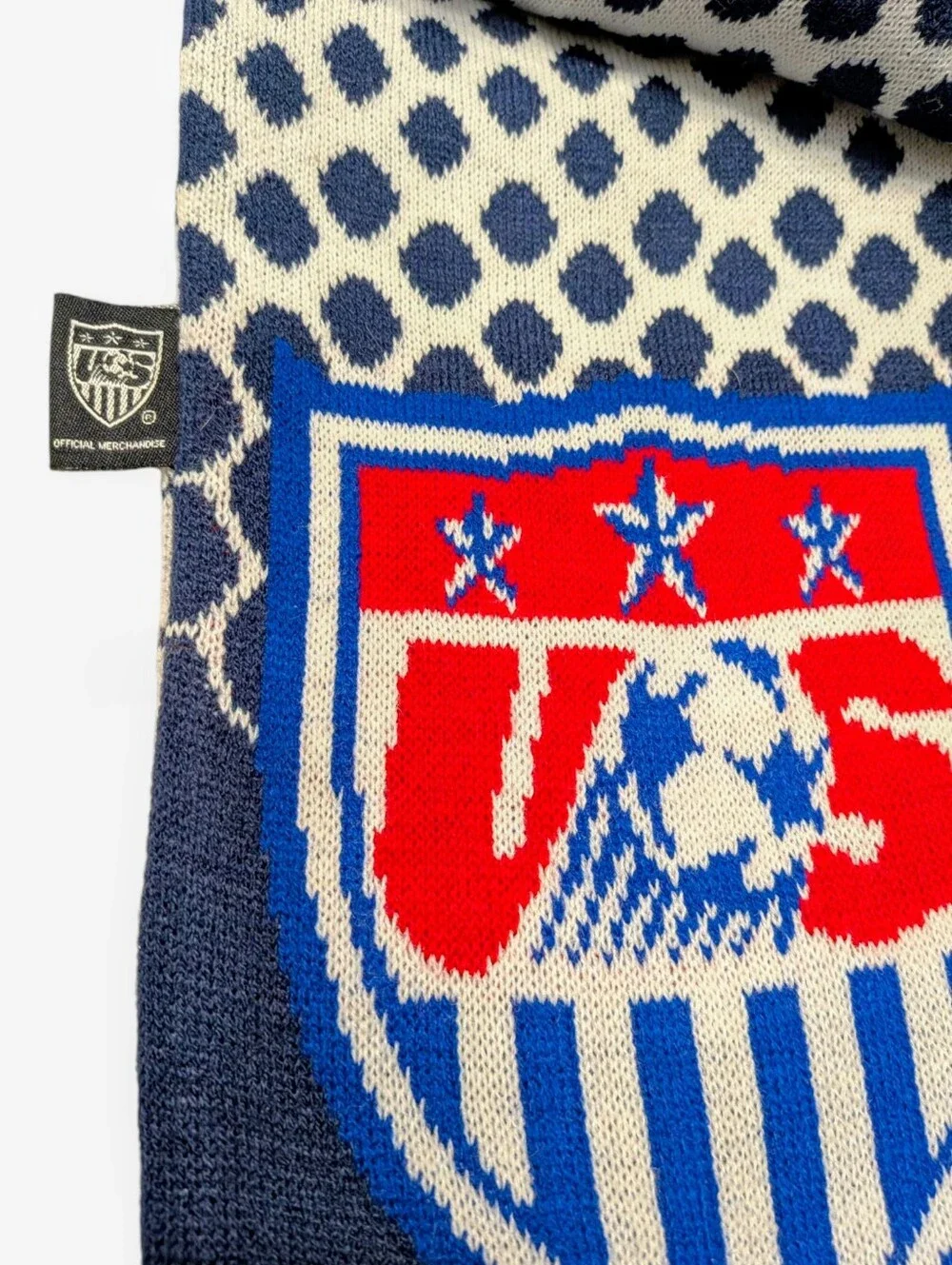 US Soccer Team USA 2014 World Cup Supporter Scarf Red White Blue Official Fan